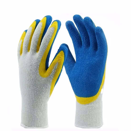 Guante de trabajo de seguridad laboral recubierto de espuma de látex industrial protector duradero, cómodo y transpirable
