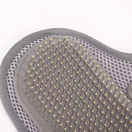 Guante de limpieza para mascotas con cepillo de baño para gatos y ducha de pelo de perro con masaje de silicona con dientes de Metal